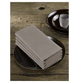 De Witte Lietaer Napkins, Sonora Ash (4 pcs.) - 50 x 50 cm - 100% Cotton