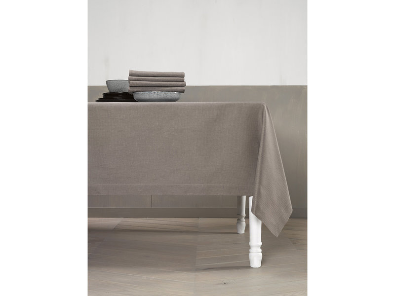 De Witte Lietaer Nappe, Sonora Ash - 160 x 360 cm - 100% Coton