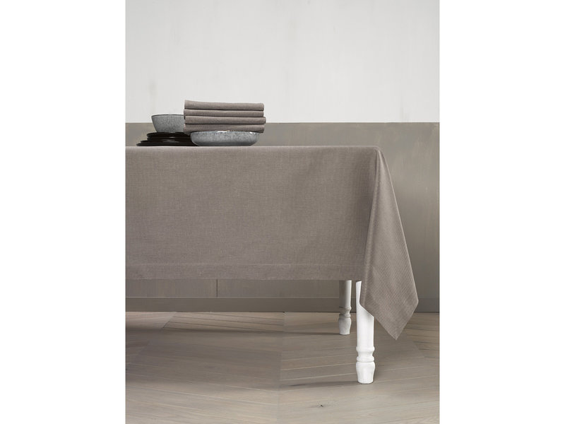 De Witte Lietaer Tablecloth, Sonora Ash - 160 x 260 cm - 100% Cotton