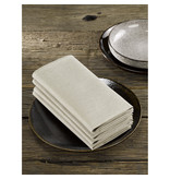 De Witte Lietaer Napkins, Sonora Flint (4 pcs.) - 50 x 50 cm - 100% Cotton