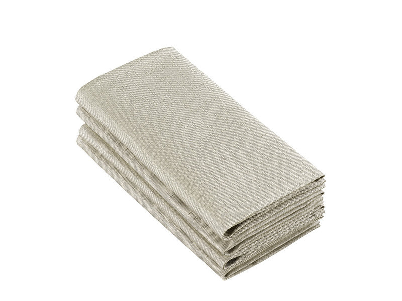 De Witte Lietaer Napkins, Sonora Flint (4 pcs.) - 50 x 50 cm - 100% Cotton