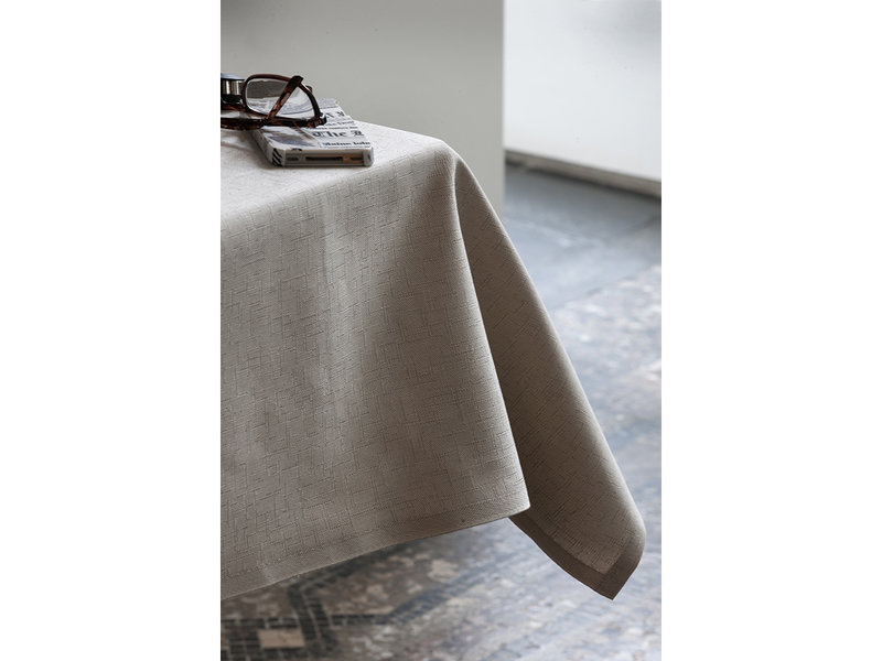 De Witte Lietaer Nappe, Sonora Flint - 160 x 260 cm - 100% Coton