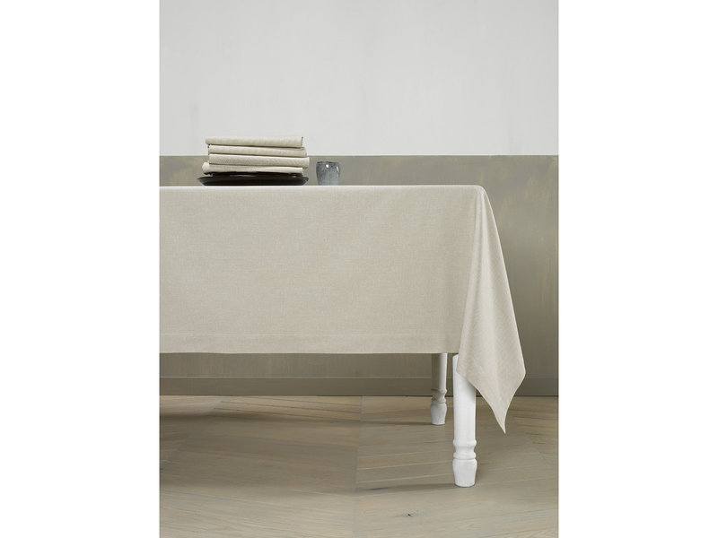 De Witte Lietaer Nappe, Sonora Flint - 140 x 250 cm - 100% Coton
