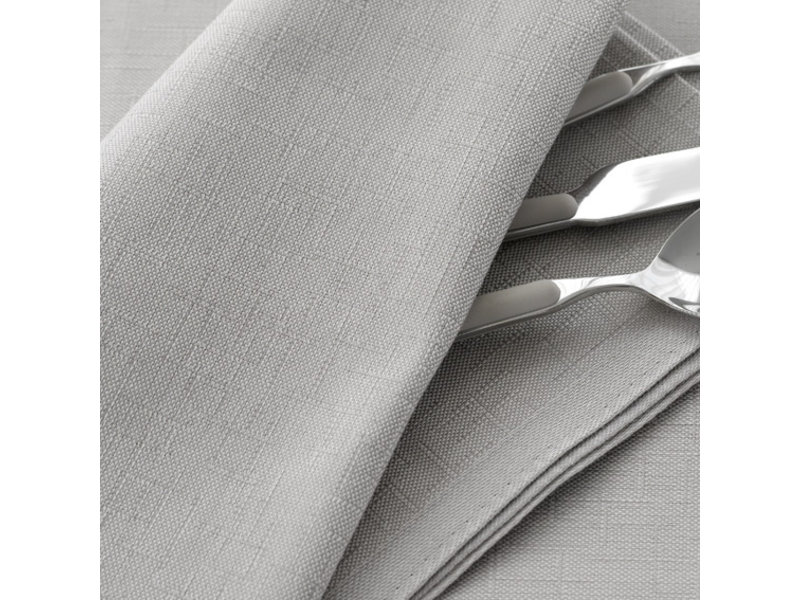De Witte Lietaer Tafellaken, Sonora Parelgrijs - 160 x 310 cm - 100% Katoen