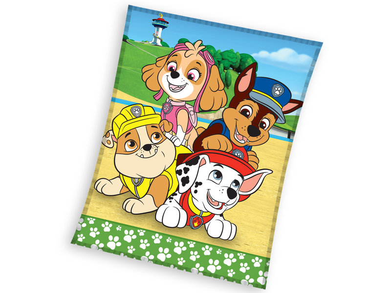 PAW Patrol Fleece-Überwurf, Rescue - 150 x 200 cm - Polyester