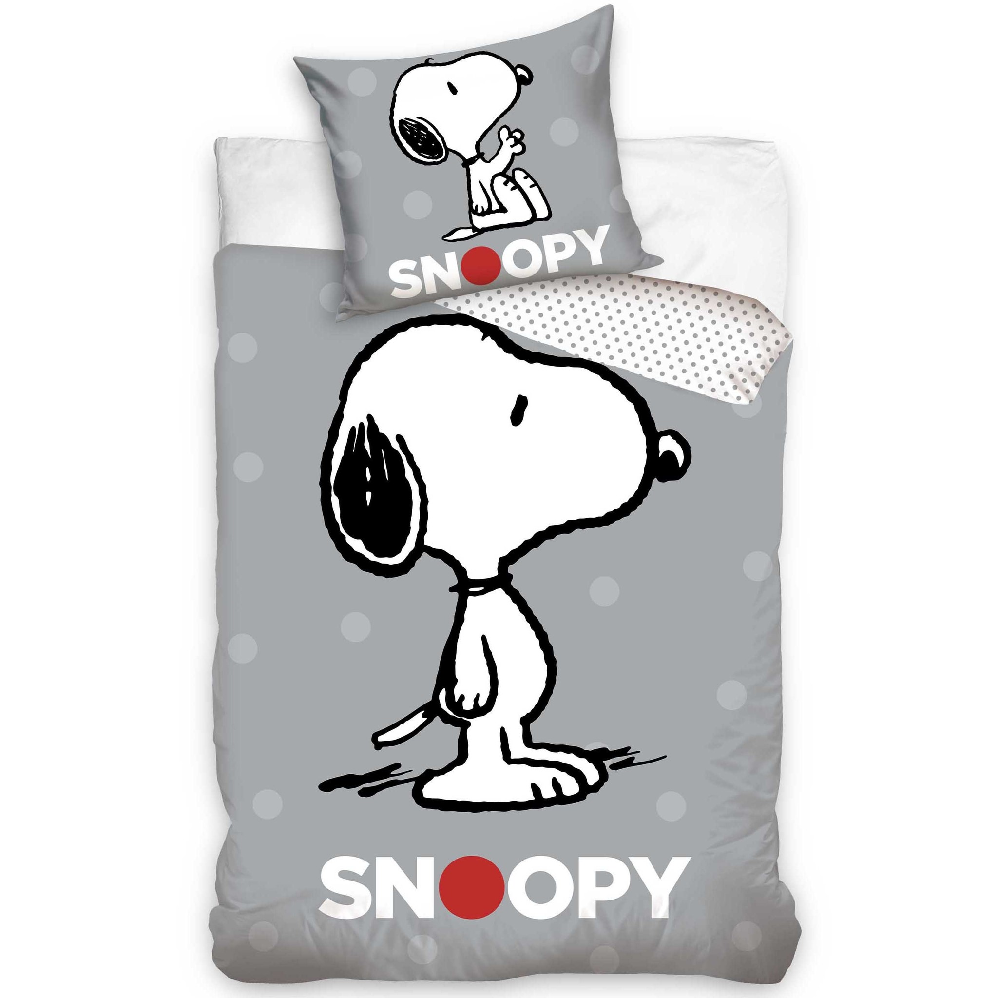 Niet essentieel Laan Kroniek Snoopy dekbedovertrek - Eenpersoons 140 x 200 cm / 60 x 70 cm - Katoen -  SimbaShop.nl