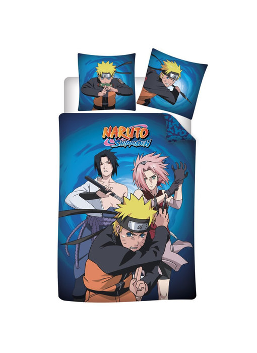 Naruto Dekbedovertrek Ninja 140 x 200 cm + 63 x 63 cm Polyester