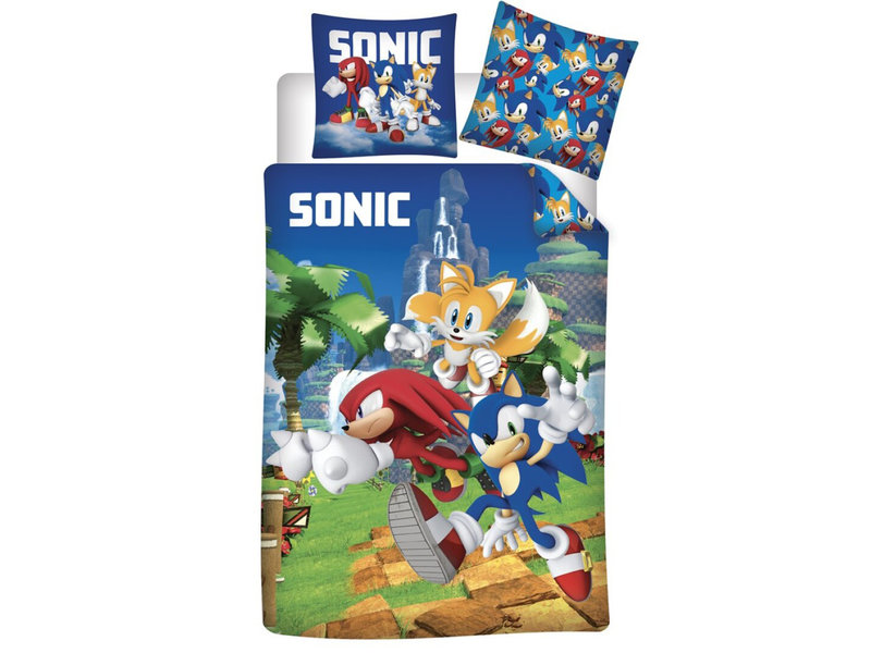 Sonic Bettbezug Friends - Single - 140 x 200 cm - Polyester