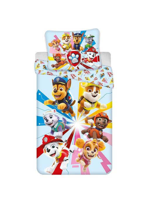 PAW Patrol Dekbedovertrek Squad 140 x 200 63 x 63 cm Polyester
