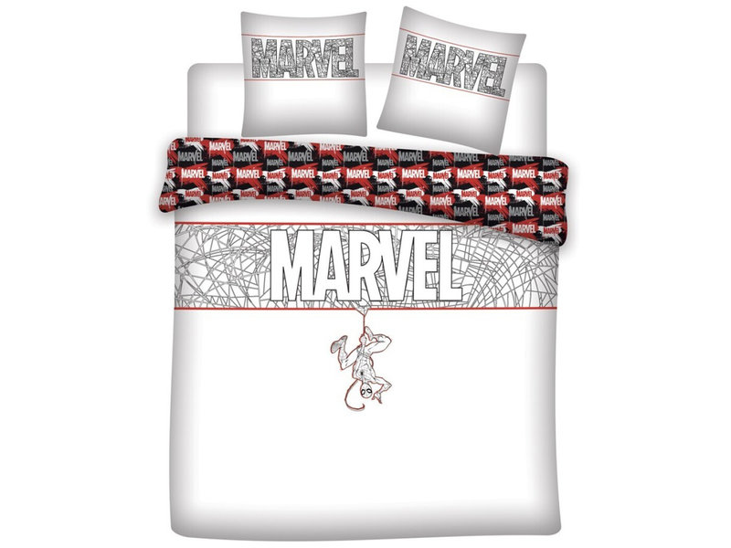 Marvel Dekbedovertrek, Spider-Man - Lits Jumeaux - 240 x 220 cm - Katoen