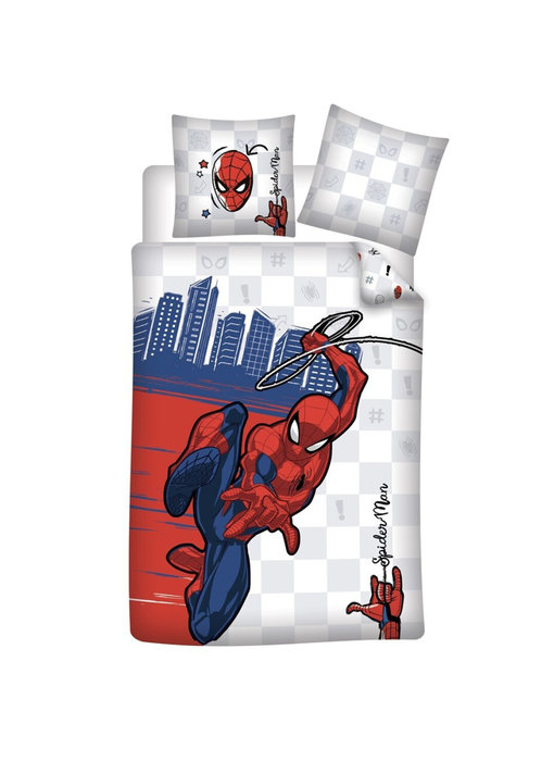 SpiderMan Duvet cover City 140 x 200 cm 65 x65 Cotton