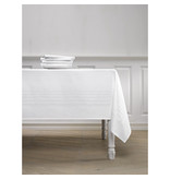 De Witte Lietaer Nappe Deauville Blanc - 160 x 260 cm - 100% Coton