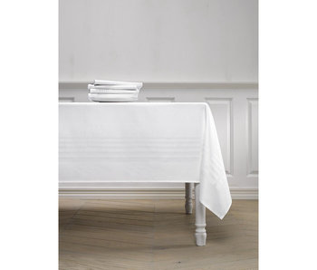De Witte Lietaer Tischdecke Deauville Weiß 160 x 310 cm Baumwolle