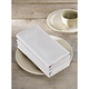 Servetten Kalahari Grijs / Wit 4 stuks 51 x 51 cm Katoen