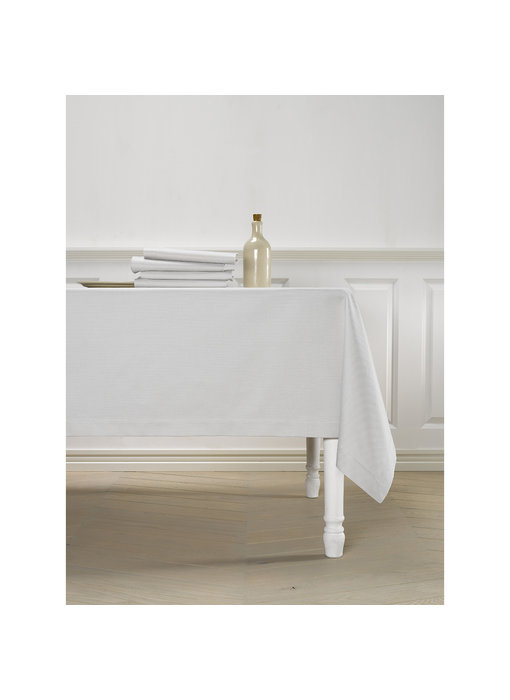 De Witte Lietaer Nappe Kalahari Gris/Blanc 170 x 360 cm Coton