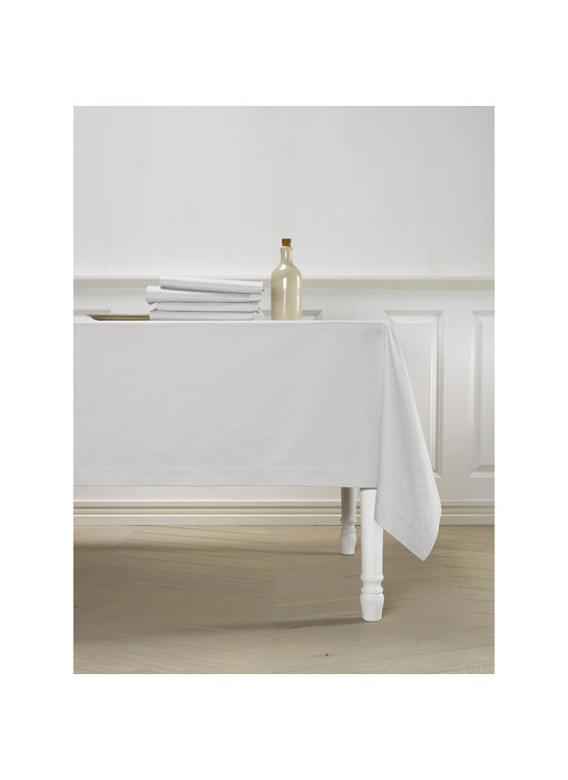 De Witte Lietaer Tablecloth Kalahari Grey/White 170 x 360 cm Cotton