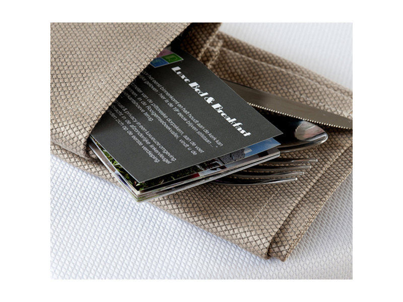 De Witte Lietaer Serviettes, Kalahari Cocoa (4 pcs.) - 51 x 51 cm - 100% Coton