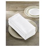 De Witte Lietaer Servetten, Kalahari Wit (4 st.) - 51 x 51 cm - 100% Katoen