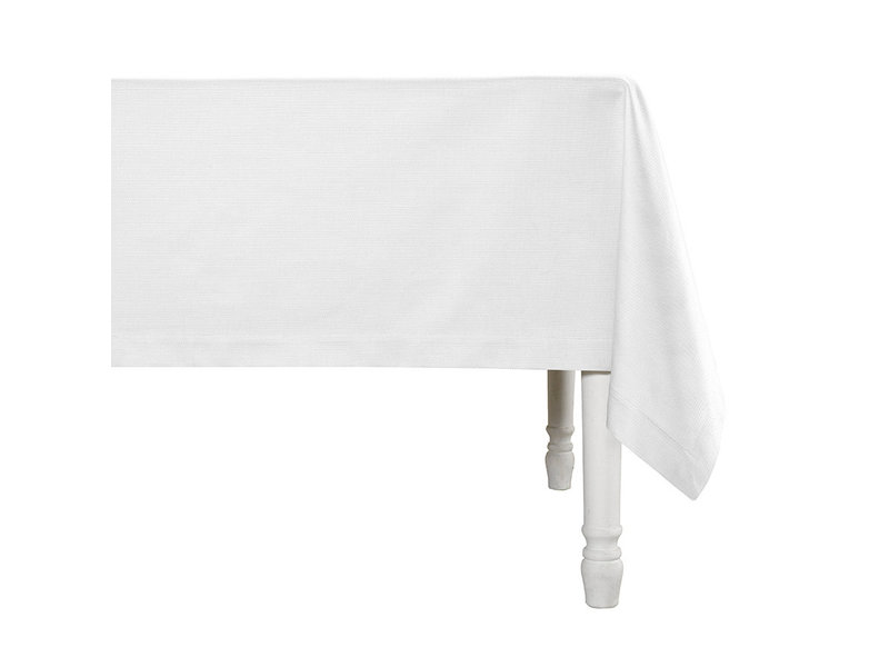 De Witte Lietaer Tischdecke, Kalahari-Weiß - 170 x 310 cm - 100 % Baumwolle