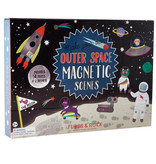 Floss & Rock Boîte Puzzle Magnétique, Voyage dans l'Espace - 22 x 30 cm