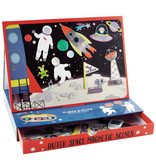 Floss & Rock Boîte Puzzle Magnétique, Voyage dans l'Espace - 22 x 30 cm