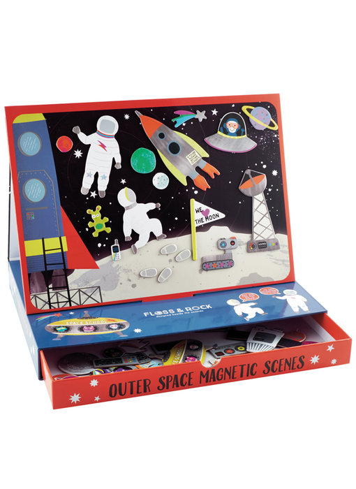 Floss & Rock Boîte Puzzle Magnétique Voyage dans l'Espace