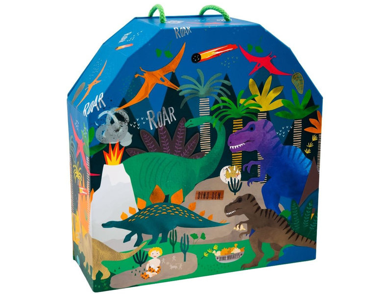 Floss & Rock Playbox Dino - 28.5 x 27.5 x 10 cm