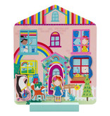 Floss & Rock Magnetisches Spielhaus, Regenbogenfee - 28,5 x 23 x 6 cm