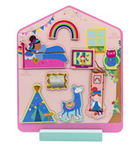 Floss & Rock Magnetisches Spielhaus, Regenbogenfee - 28,5 x 23 x 6 cm