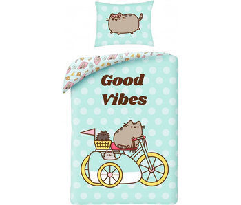 Pusheen Bettbezug Good Vibes 140 x 200 + 70 x 90 Baumwolle