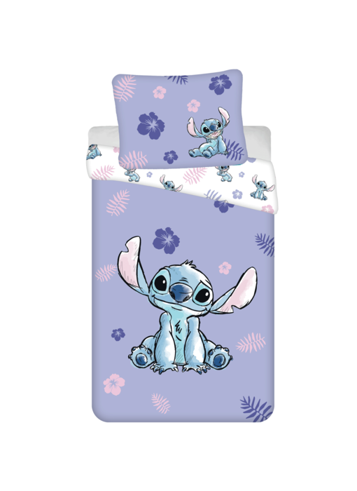 Disney Lilo & Stitch Bettbezug Flower  140 x 200 cm 70 x 90 cm Baumwolle