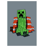 Minecraft Couverture polaire Creeper - 110 x 140 cm - Polyester