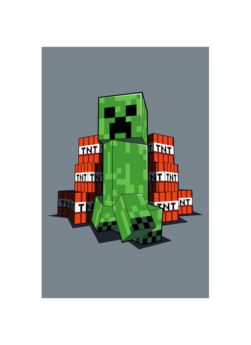 Minecraft Fleece blanket Creeper 110 x 140 cm Polyester