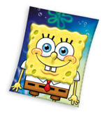 SpongeBob Couverture Polaire, Smile - 110 x 140 cm - Polyester