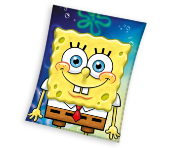 SpongeBob Couverture polaire Smile 110 x 140 cm Polyester