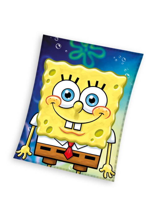 SpongeBob Couverture polaire Smile 110 x 140 cm Polyester