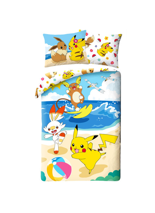 Pokémon Duvet cover Pikachu Scorbunny 140 x 200 cm Cotton