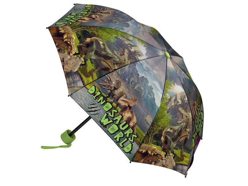 Dinosaurus Regenschirm - Ø 96 x 24/55 cm - Polyester