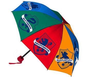 Claire's Harry Potter Parapluie Pliable Compact pour Enfants Fille Garçon  Femme, Poignée en forme de Vif d'or, Blason de Poudlard et housse