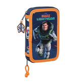 Buzz Lightyear Pochette remplie, Star Command - 28 pièces - 19,5 x 12,5 x 4 cm - Polyester