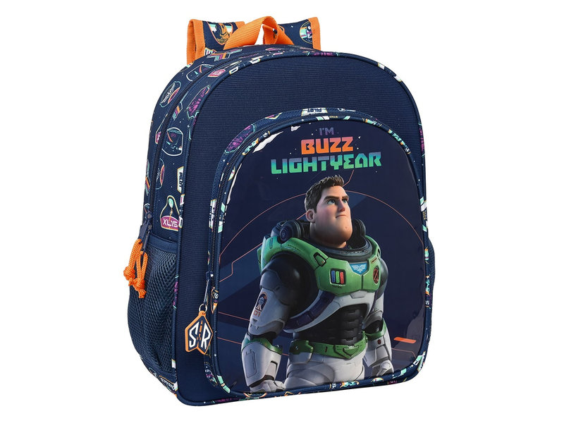 Buzz Lightyear Backpack, Star Command - 38 x 32 x 12 cm - Polyester