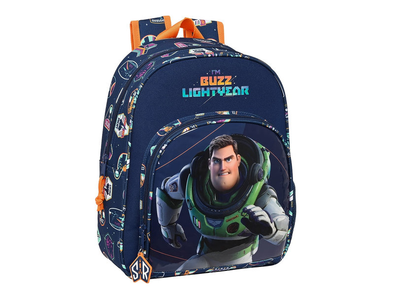 Buzz Lightyear Sac à dos, Star Command - 34 x 28 x 10 cm - Polyester