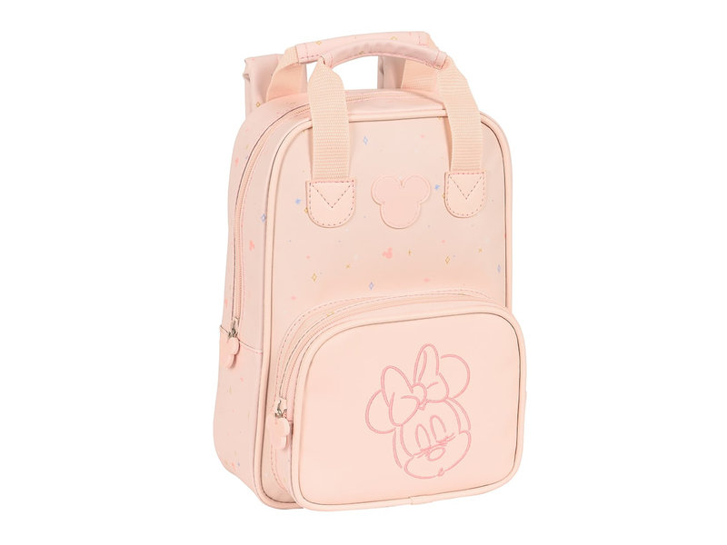 Disney Minnie Mouse Sac à dos pour tout-petit, Rose - 28 x 20 x 8 cm - Polyester