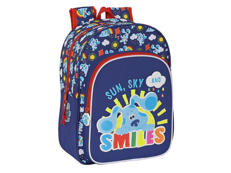 Blue's Clues Backpack, Sun Sky and Smiles - 34 x 26 x 11 cm - Polyester