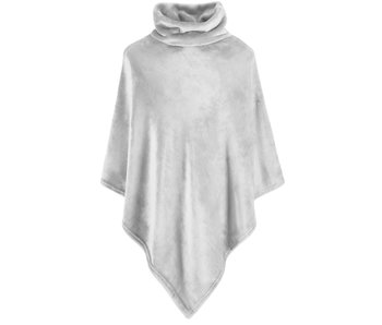 Moodit Poncho Fleece Argent 80 x 80 cm Polyester