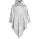 Poncho Fleece Zilver 80 x 80 cm Polyester
