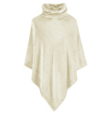 Moodit Poncho Fleece, Sable - 80 x 80 cm - Polyester