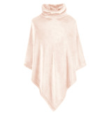 Moodit Poncho Fleece, Perlrosa - 80 x 80 cm - Polyester