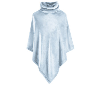 Moodit Poncho Fleece Mist Blauw 80 x 80 cm Polyester