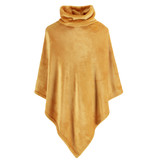 Moodit Poncho Fleece, Goldgelb - 80 x 80 cm - Polyester